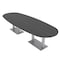 Skutchi Designs 45 in W, 120 in L, 29 in H, Engineered Wood Top, Grey HAR-BOVL-46X119-DOU-ASIANNIGHT - alternate 1